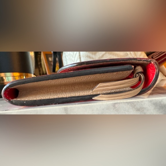 Louis Vuitton Epi Portefeuille Sarah Coquelicot M60723 Wallet Long Women's Red - Picture 5 of 6